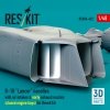 RESKIT RSU48-0423 B-1B Lancer nacelles with air intakes & early exhaust nozzles (сlosed engine bays) for Revell kit (3D Printed) (1/48)
